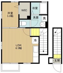 フェリーチェ立川の物件間取画像